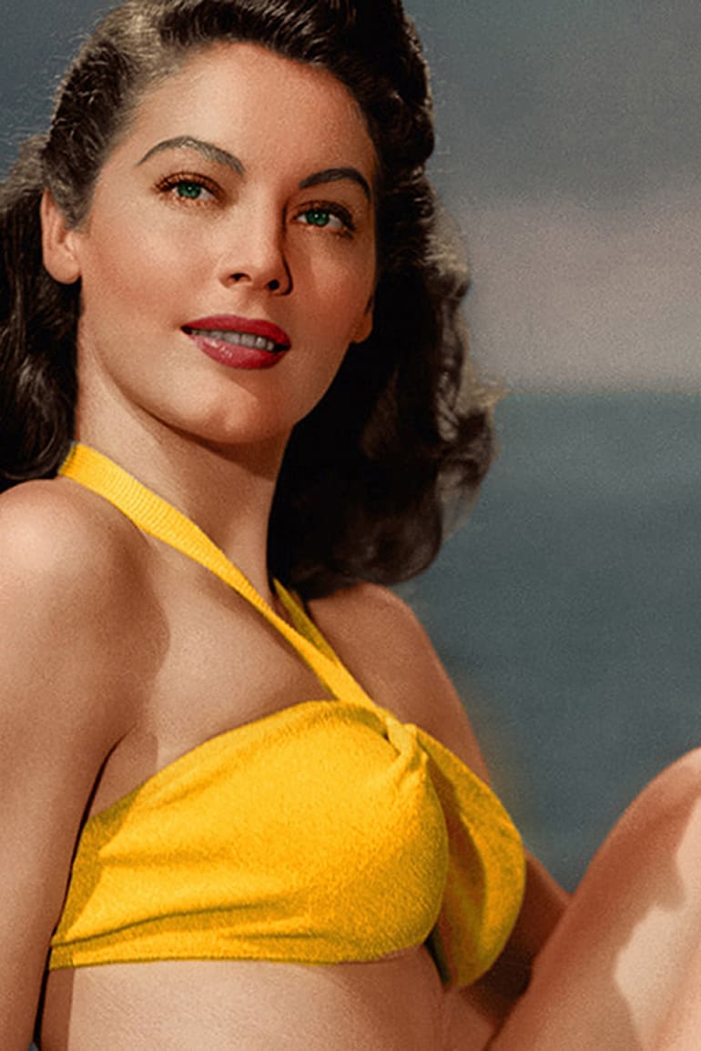 Ava Gardner de las primeras en atreverse con el polémico bikini
