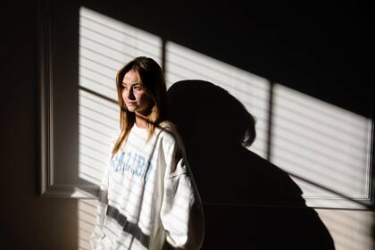 Ava Majury, en su casa en Naples (Scott McIntyre/The New York Times)