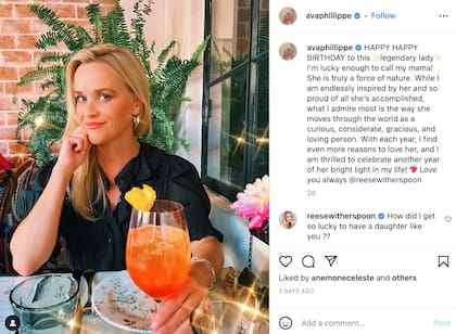 Ava Phillippe celebró a su mamá en su cumpleaños