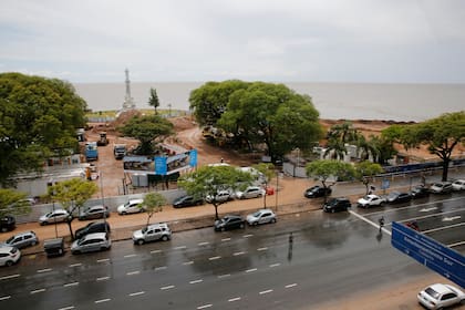 Avanza el relleno costero