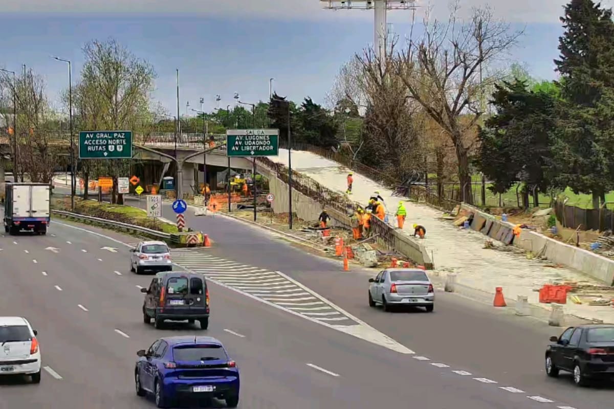 Avanza la obra de ampliación del puente Labruna
