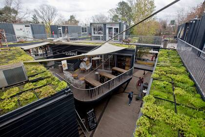 Avanza la tendencia de generar propuestas gastronómicas con contenedores o en espacios reciclados como talleres mecánicos