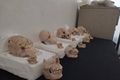 Avanzan las investigaciones en una zona maya, en México, tras el hallazgo de diferentes cráneos