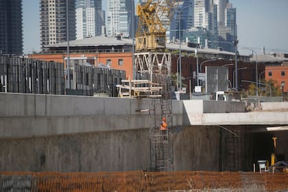 Avanzan las obras en el Paseo del Bajo