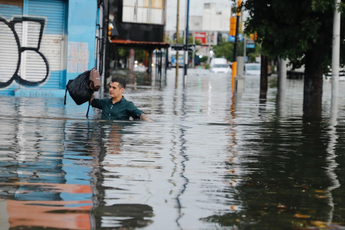 Avellaneda, con el agua a la cintura hace apenas siete días