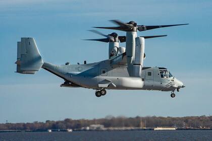 Avión Bell-Boeing V-22 Osprey que opera en el cuerpo de marines norteamericanos