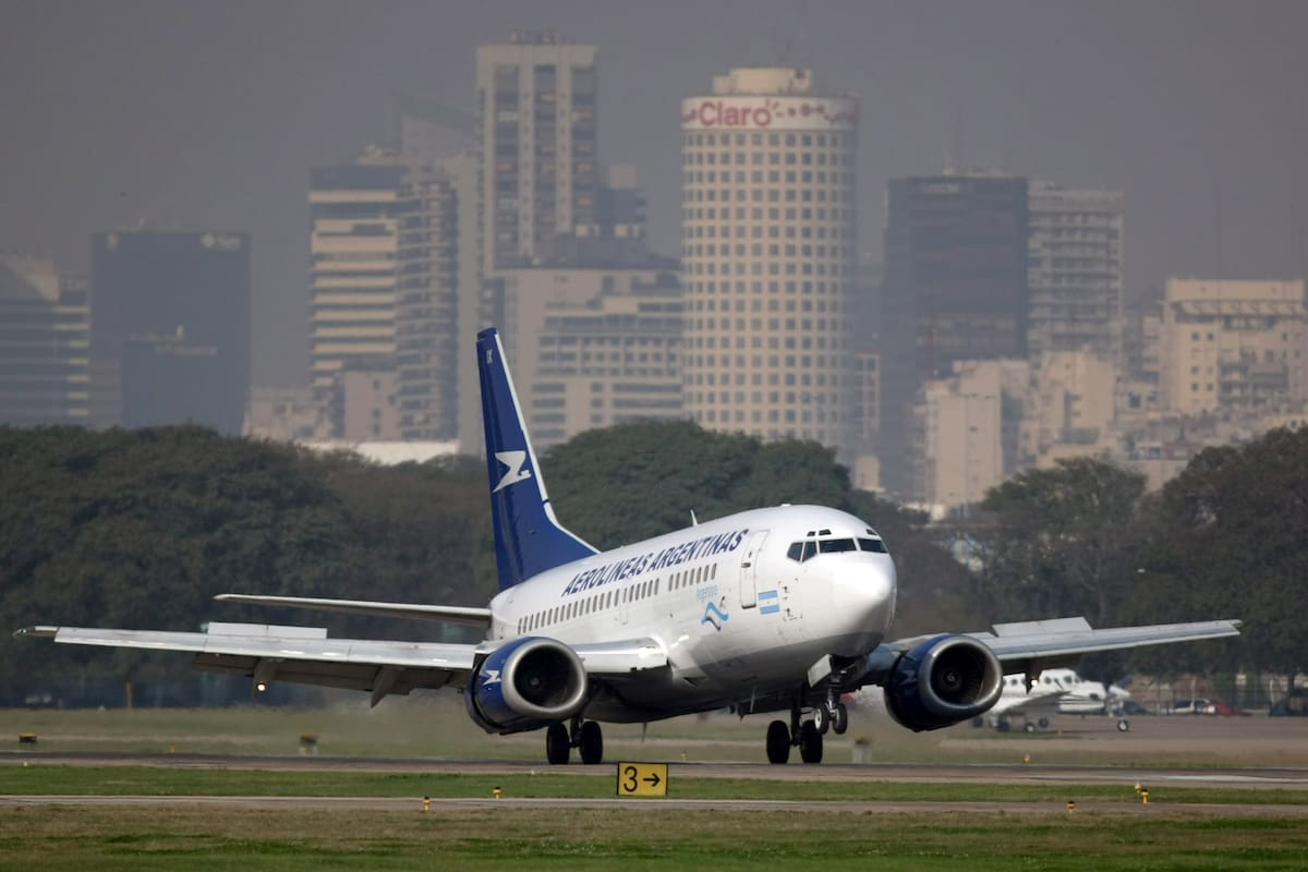 Avión de Aerolíneas Argentinas