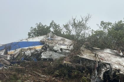 Avión de Satena que cayó en Catatumbo. Fuente: El Tiempo