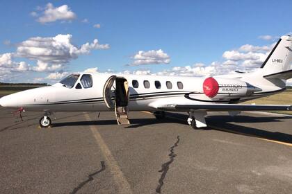 Avión matrícula LV-BEU de la Gobernación Tucumán