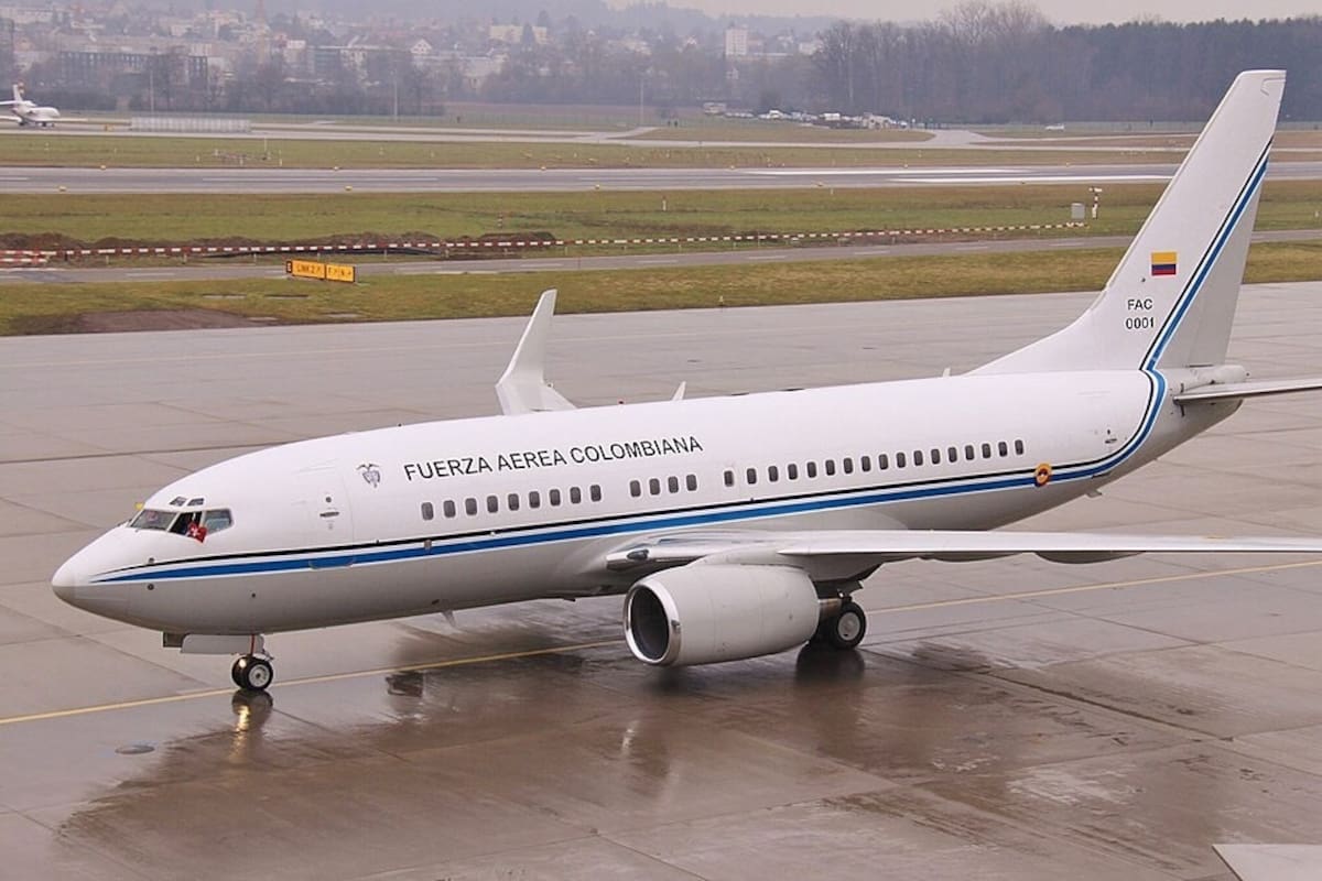 Avión presidencial colombiano