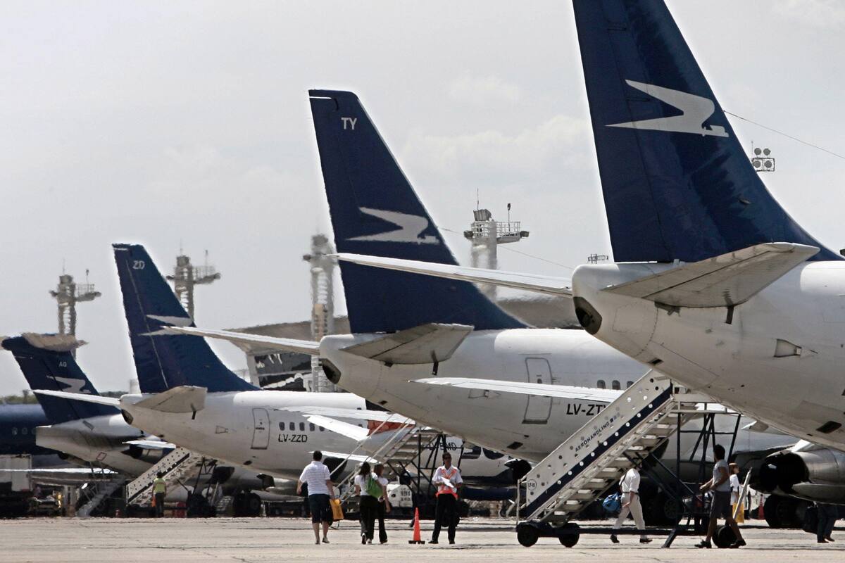 Aviones de Aerolíneas Argentinas