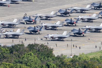 Aviones de combate estadounidenses F-35 estacionados en Puerto Rico