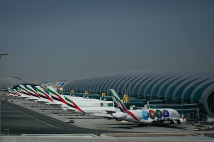 Aviones de la aerolínea Emirates