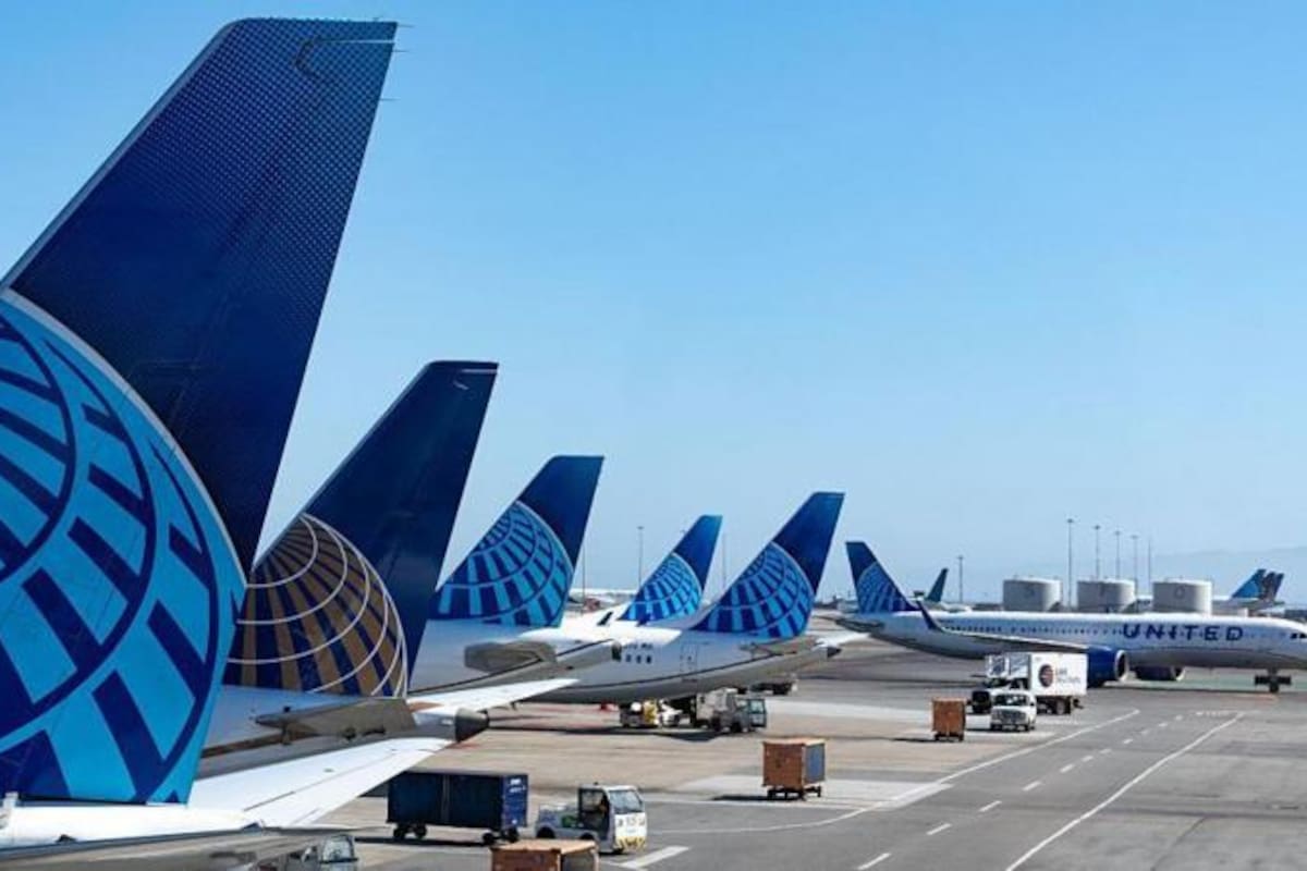 Aviones de United Airlines, una de las aerolíneas demandadas, en el aeropuerto de San Francisco.