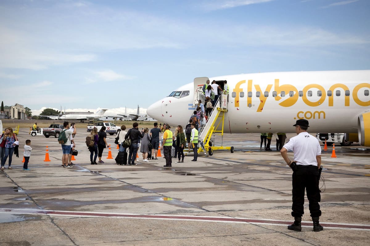 Aviones low cost en el aeropuerto de El Palomar, dedicado a este tipo de vuelos