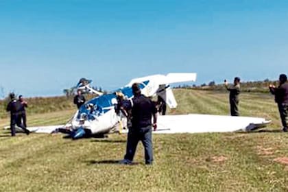 Avioneta robada por narcos en Entre Ríos y hallada estrellada en los Esteros del Iberá, en 2017; una imagen que se repite