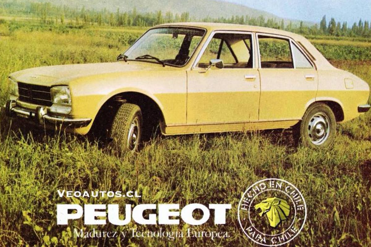 Aviso de 1979 del Peugeot 504, "El francés civilizado", rezaba el slogan