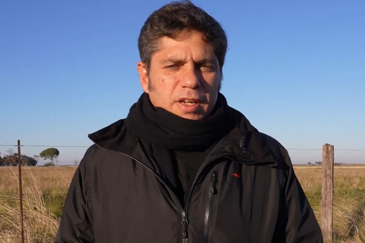 Kicillof fez vídeo nas zonas frias para criticar a redução de subsídios promovida por Milei