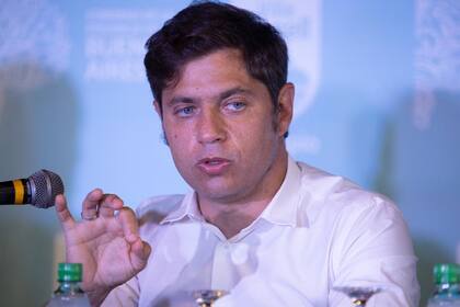 Axel Kicillof brinda una conferencia de prensa en Villa Gesell
