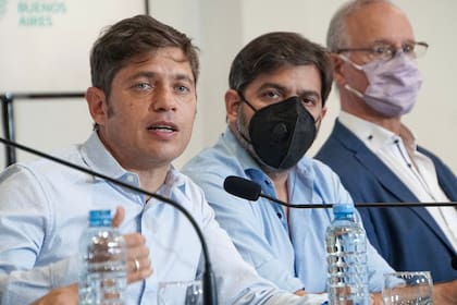 Axel Kicillof, Carlos Bianco y Daniel Gollán, en Santa Clara del Mar