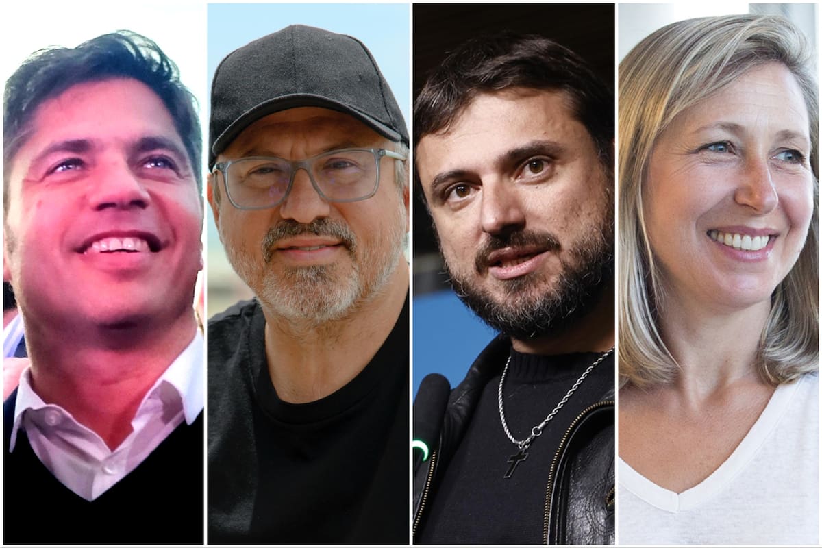 Axel Kicillof, Diego Valenzuela, Juan Grabois y Myriam Bregman