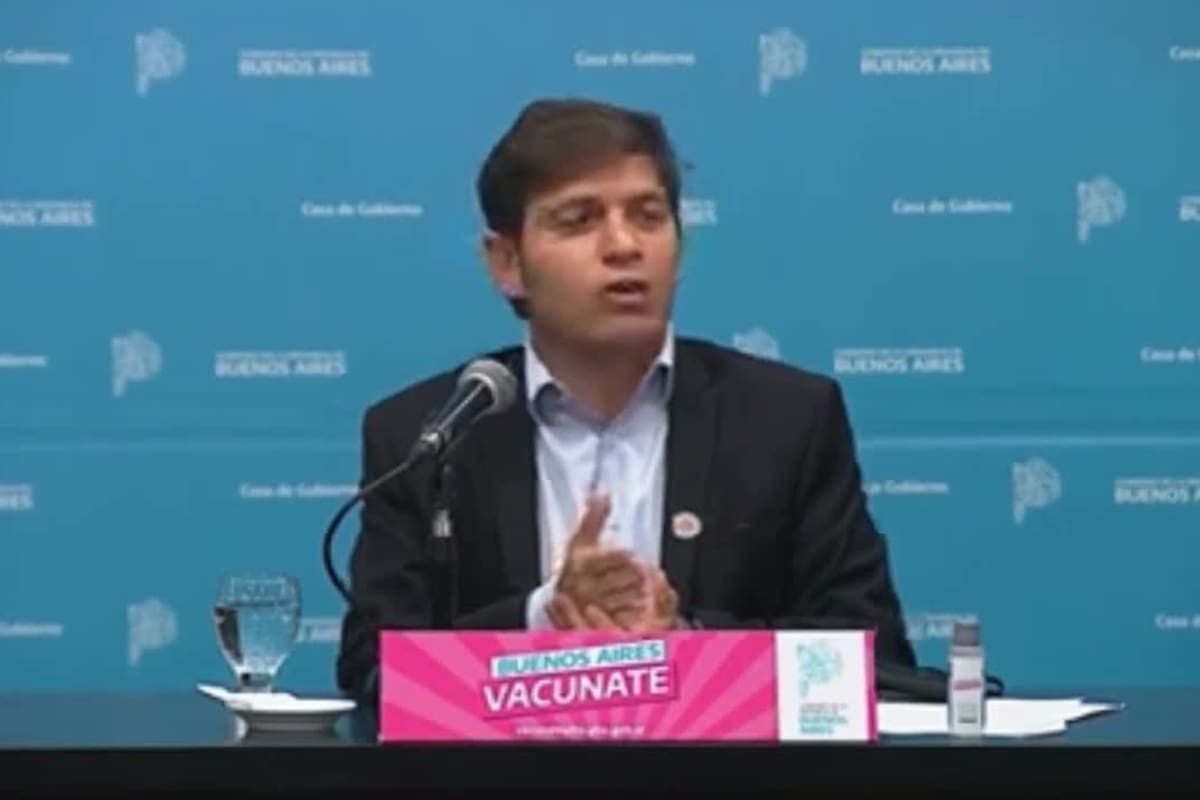 Axel Kicillof dijo que la compra de vacunas pasa por el Estado