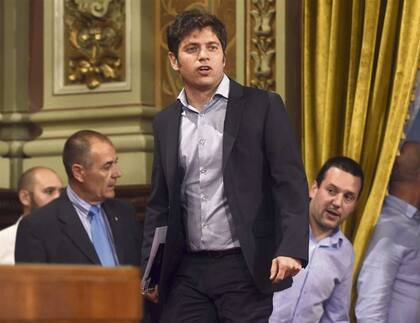 Axel Kicillof en la Legislatura bonaerense