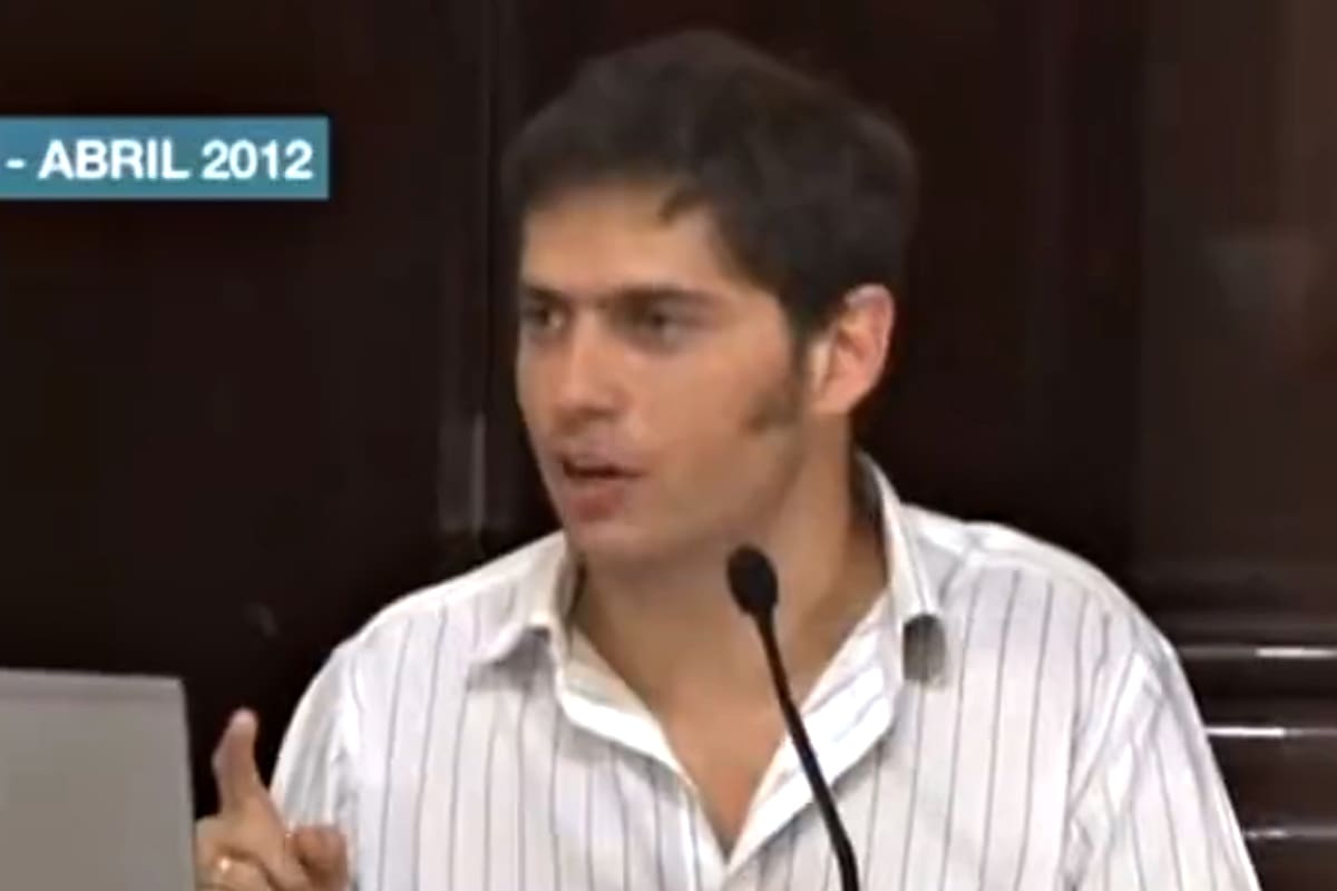 Axel Kicillof, en 2012