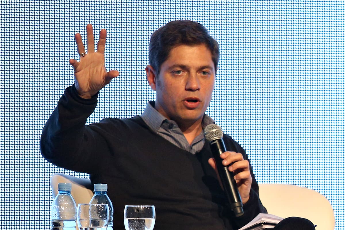 Axel Kicillof en Costa Salguero