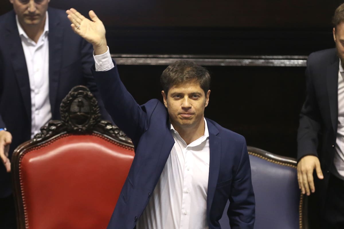 Axel Kicillof en la apertura de sesiones ordinarias