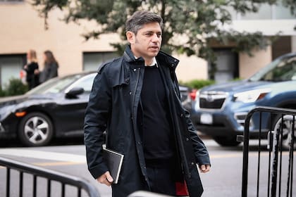Axel Kicillof en Nueva York