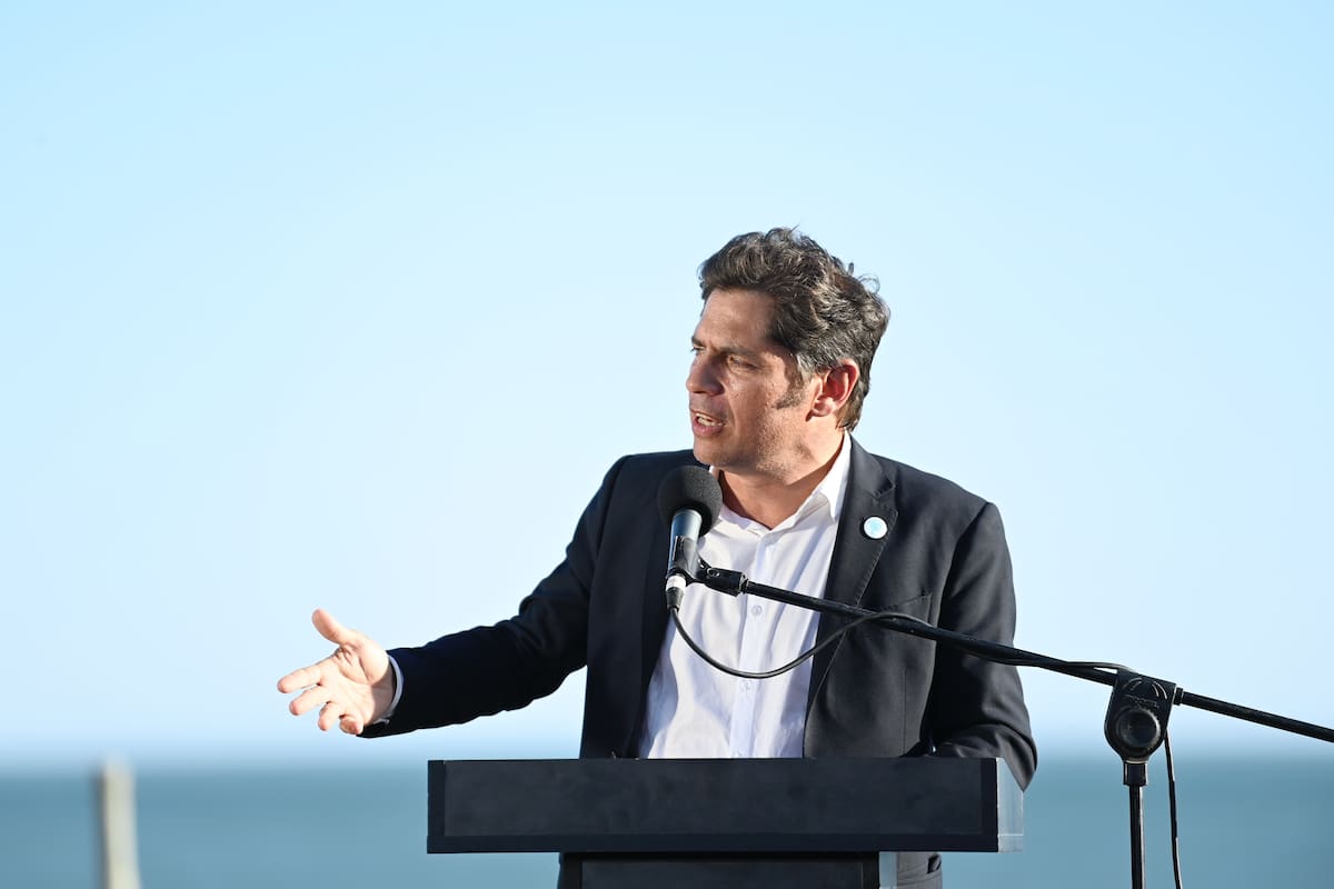 Axel Kicillof en Pehuen Co.