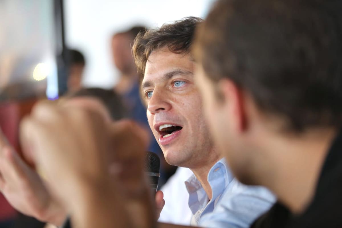Axel Kicillof en San Bernardo