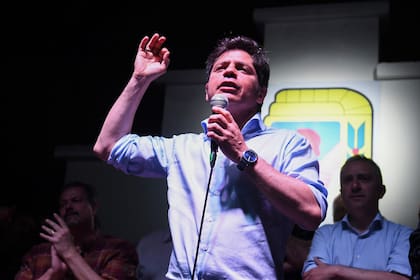 Axel Kicillof en un acto partidario