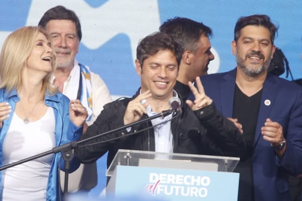 Axel Kicillof festejó su triunfo