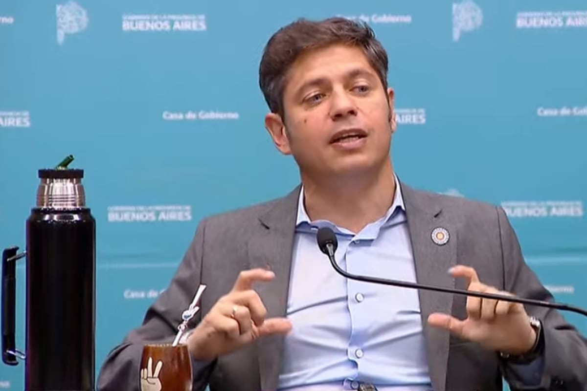 Axel Kicillof, gobernador de la provincia de Buenos Aires