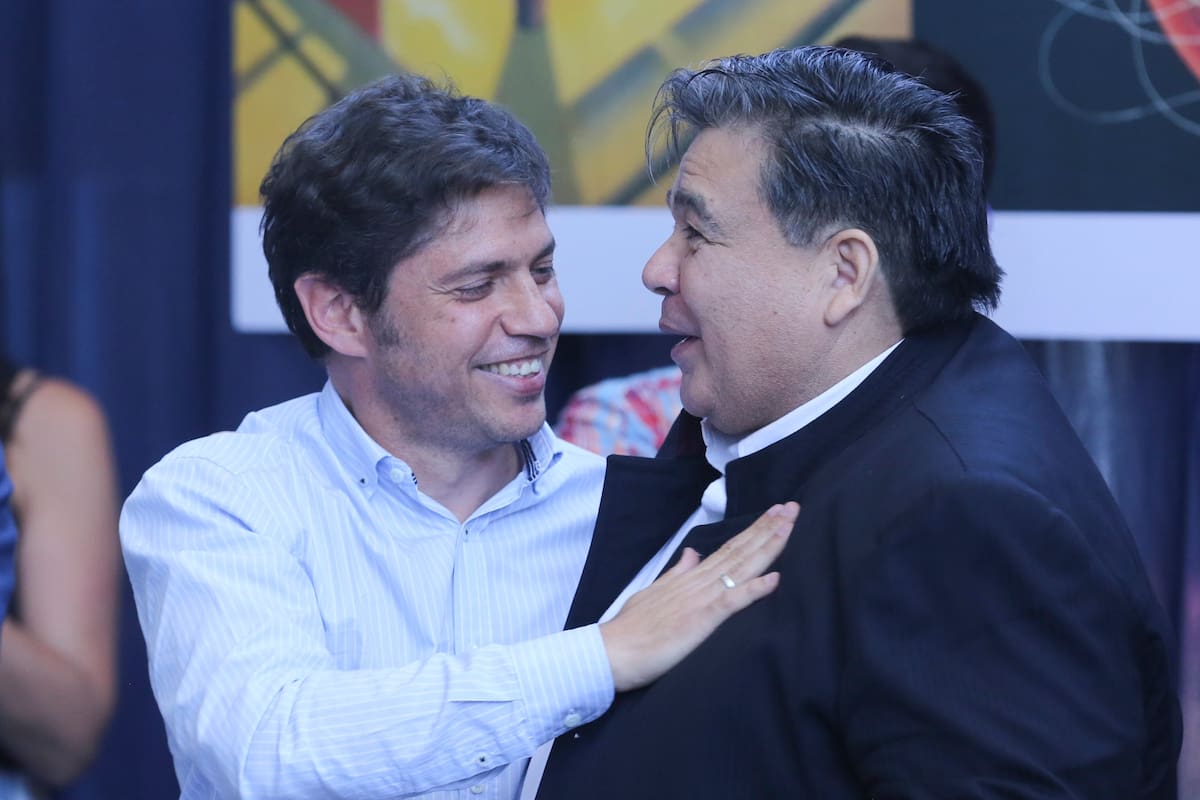Axel Kicillof junto a Mario Ishii en José C Paz