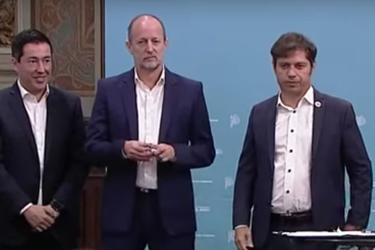 Axel Kicillof, junto a Martín Insaurralde