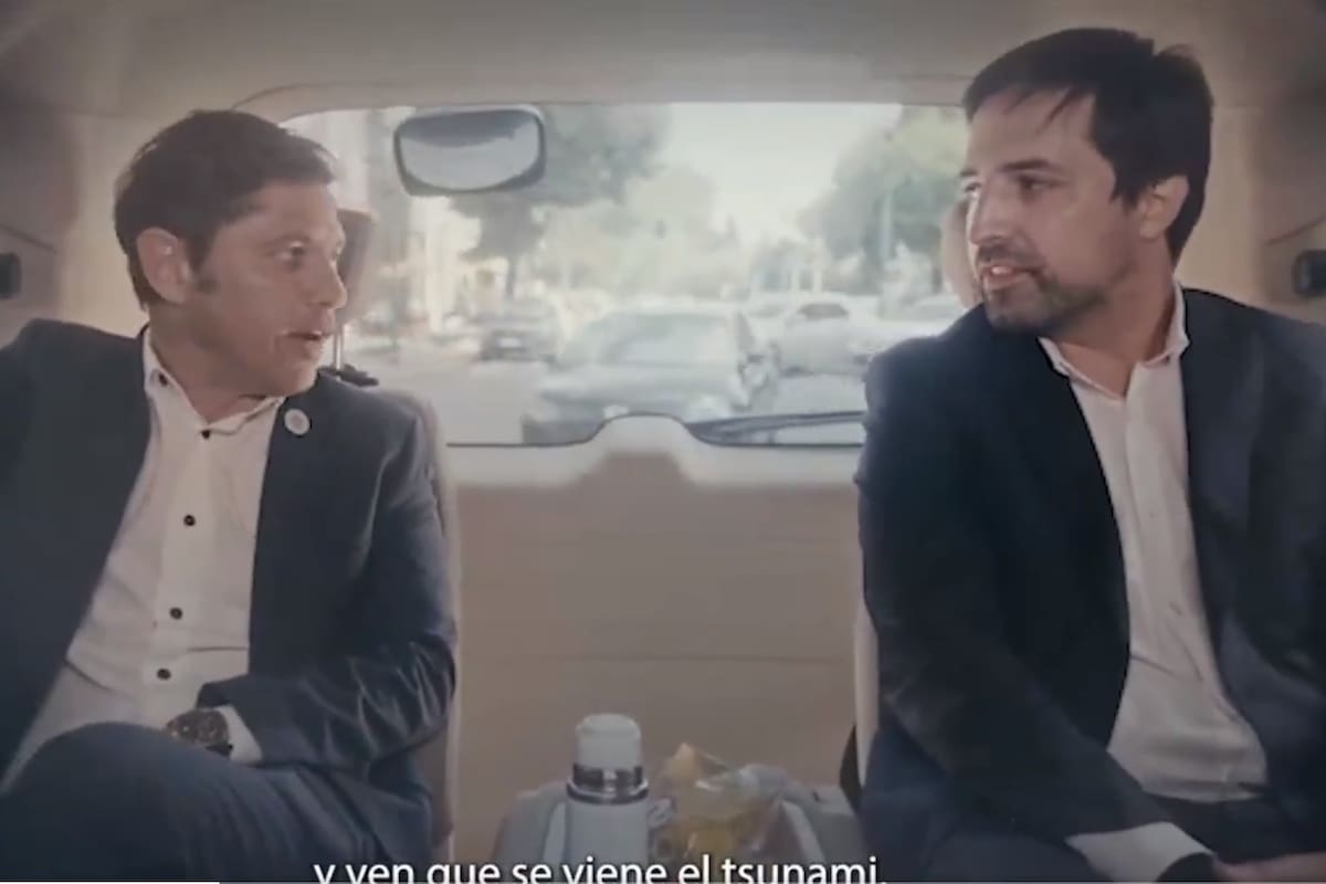 Axel Kicillof junto a Nicolás Kreplak