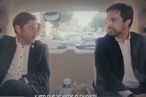 Axel Kicillof junto a Nicolás Kreplak