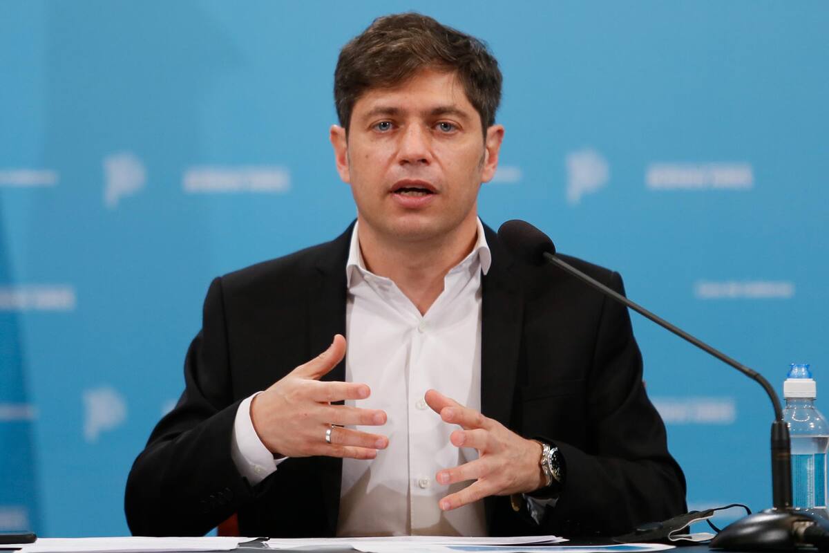 Axel Kicillof junto al ministro de Educación, Nicolás Trotta, presentaron un nuevo programa para la revinculación escolar de estudiantes que hayan tenido dificultades con la continuidad pedagógica