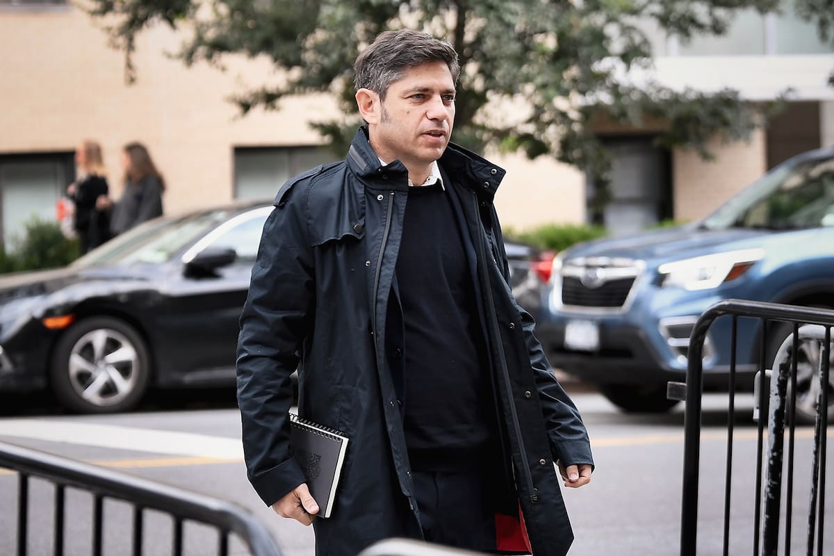 Axel Kicillof, la semana pasada en Nueva York