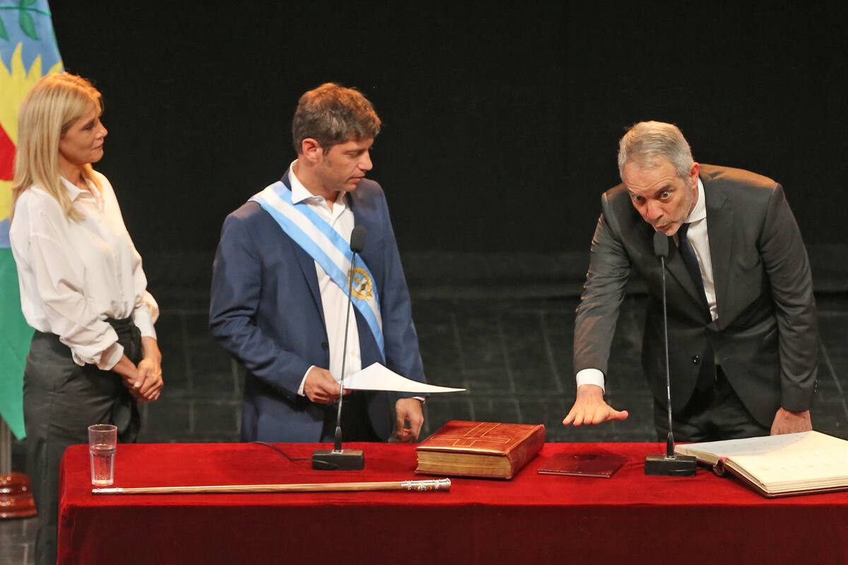 Axel Kicillof les tomó juramento a sus ministros: "Quiero un gabinete militante"