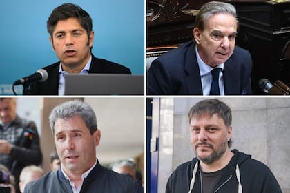 Axel Kicillof, Miguel Pichetto, Sergio Uñac y Leandro Santoro