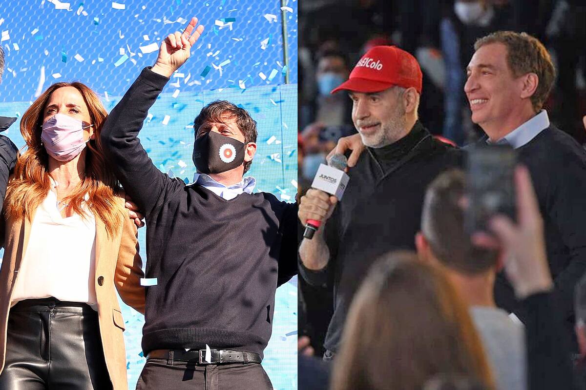 Axel Kicillof, Victoria Tolosa Paz, Horacio Rodríguez Larreta y Diego Santilli