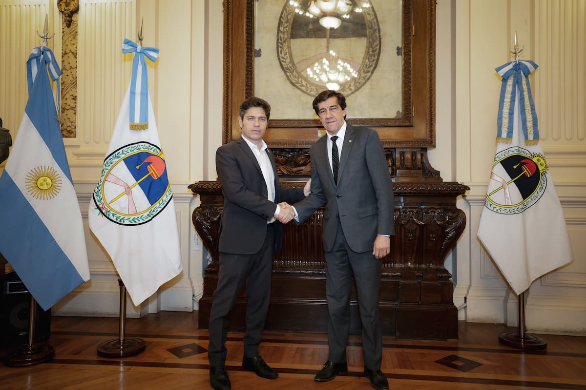 Axel Kicillof y Carlos Sadir