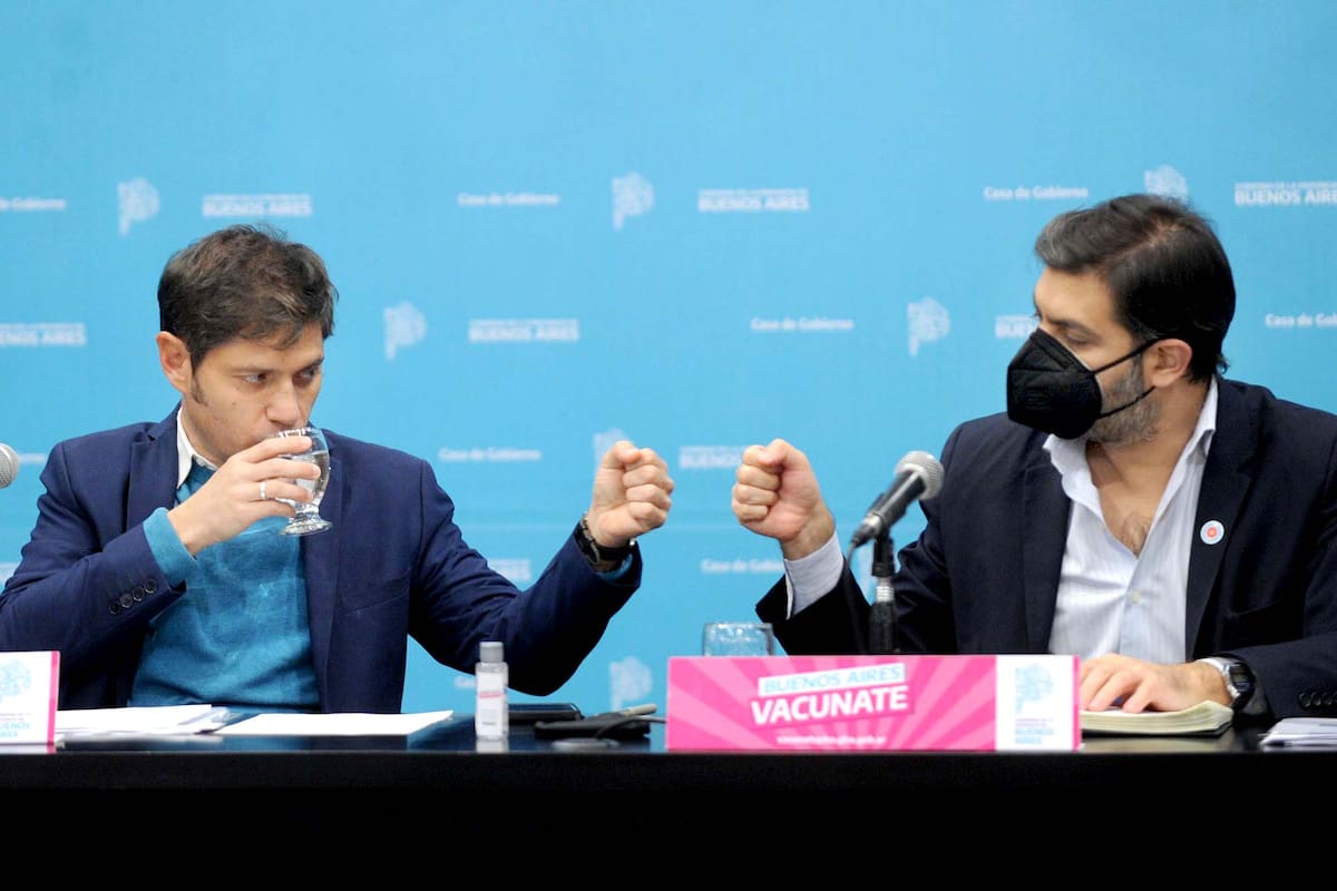 Axel Kicillof y Carlos Bianco