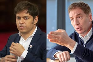 Axel Kicillof y Diego Santilli