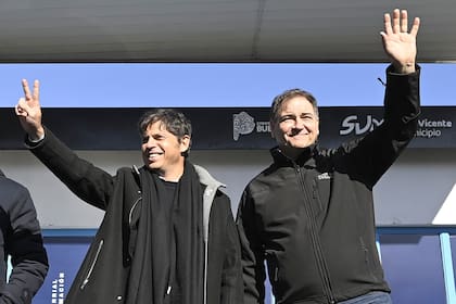 Axel Kicillof y el ministro Alonso