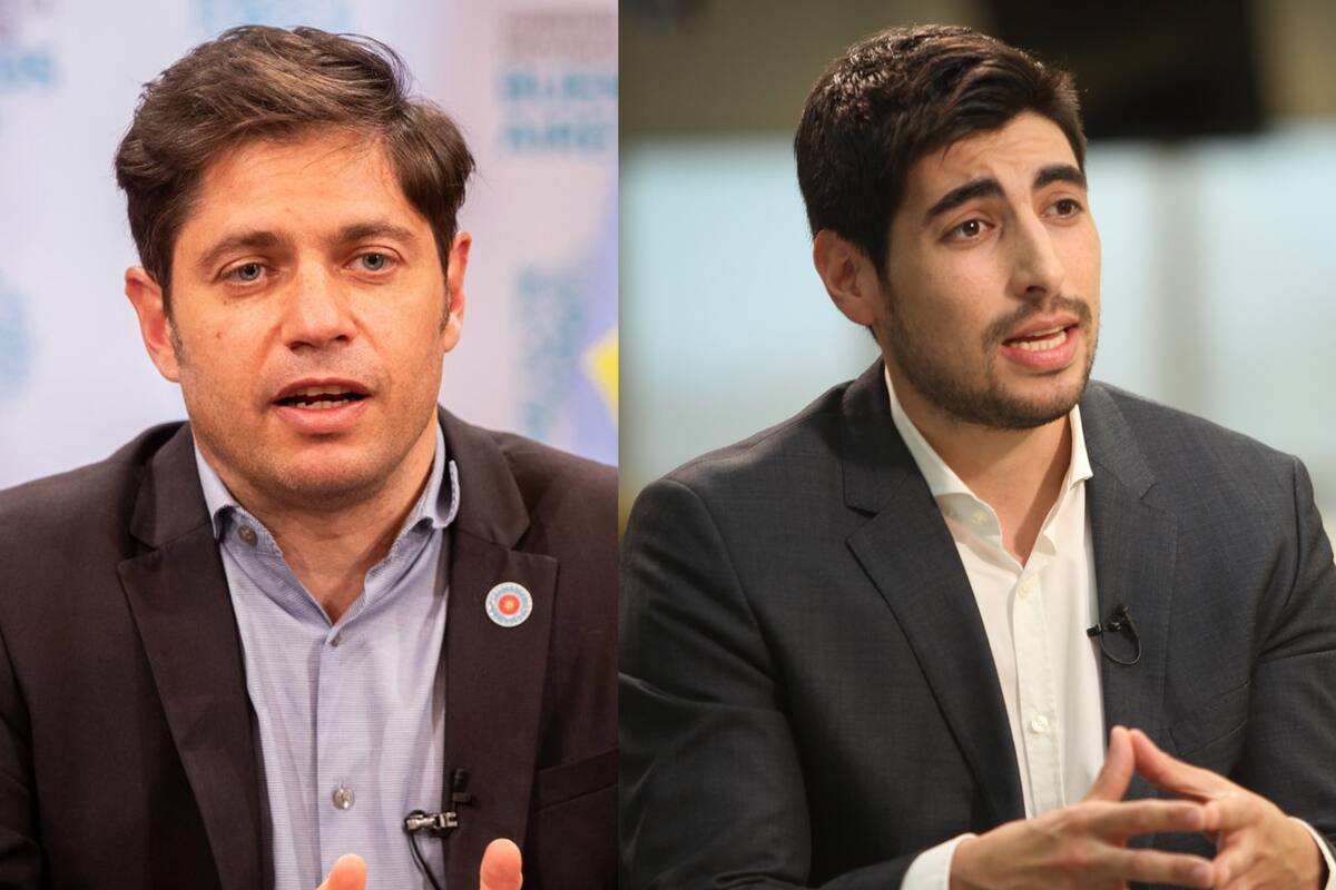 Axel Kicillof y Facundo Moyano